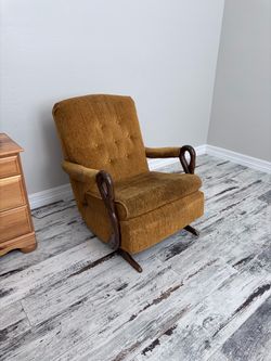 Vintage Mid-Century (MCM) Gooseneck Platform Rocker