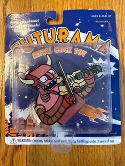 2 Futurama Robot Devil Metal Click Toy