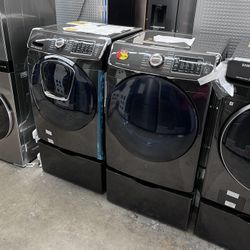 SAMSUNG ADD WASH FRONT LOAD WASHER AND GAS DRYER