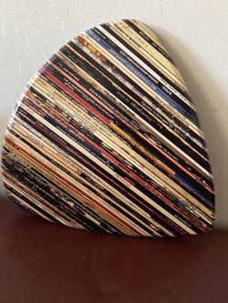 Wooden Guitar Pic Wall Art