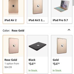 iPad air 2 Keyboard Cover, TechCode 7 Color Keyboard Case Stand Folio Backlit Light Colorful Bluetooth Keyboard Case with Executive Multi Function Cas