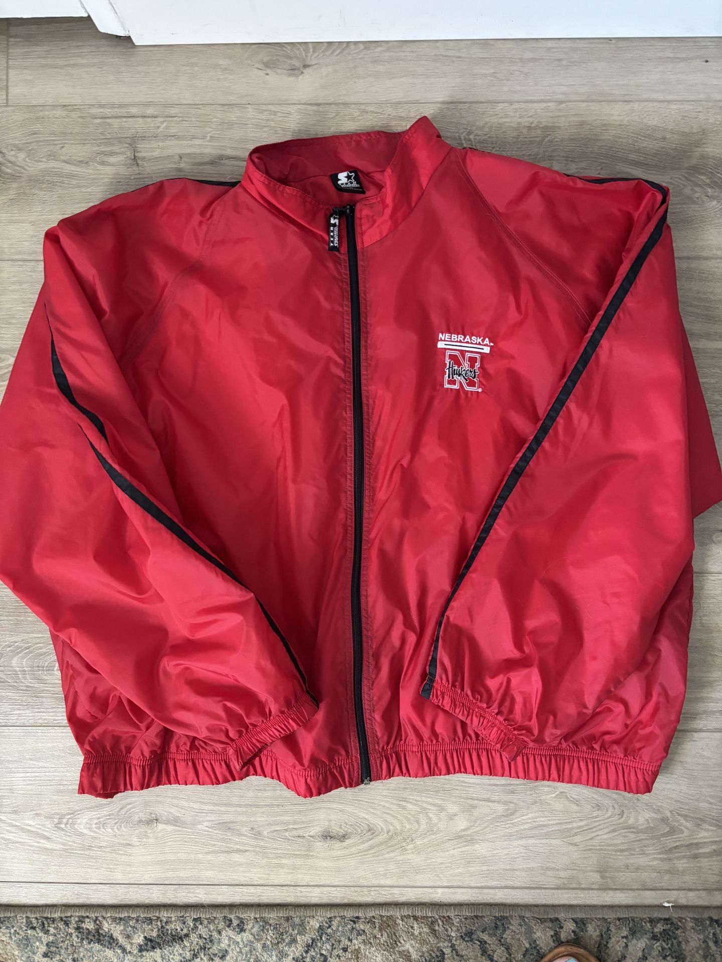 Nebraska Husker Team Starter Wind Breaker Jacket