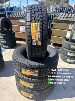 LT275/65R20 Land Golden All Terrain New Set of Tires Installed and Balanced Set de Llantas Nuevas Instaladas y Balanceadas