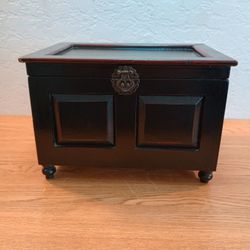 Large Wooden Jewelry Box 