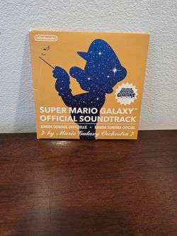 Super Mario Galaxy Official Soundtrack CD Nintendo Wii - Cardboard Sleeve Rare
