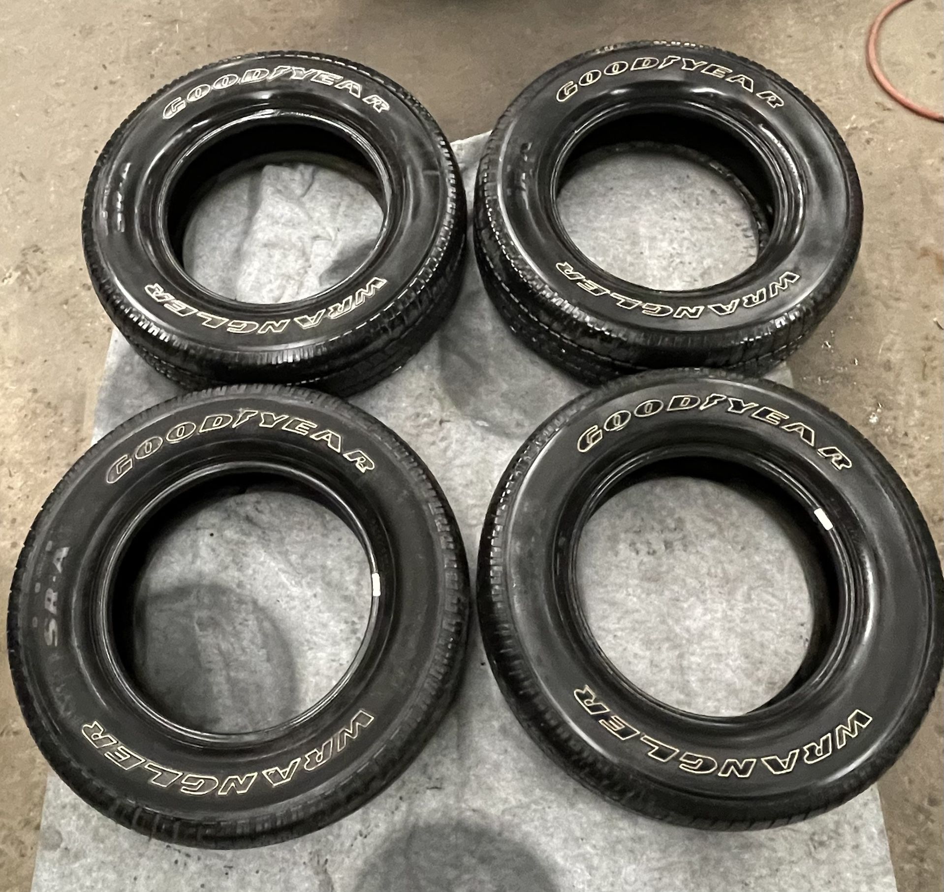 Set of (4) Goodyear Wrangler Tires