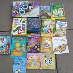 Kids Childrens books games puzzles $10 all