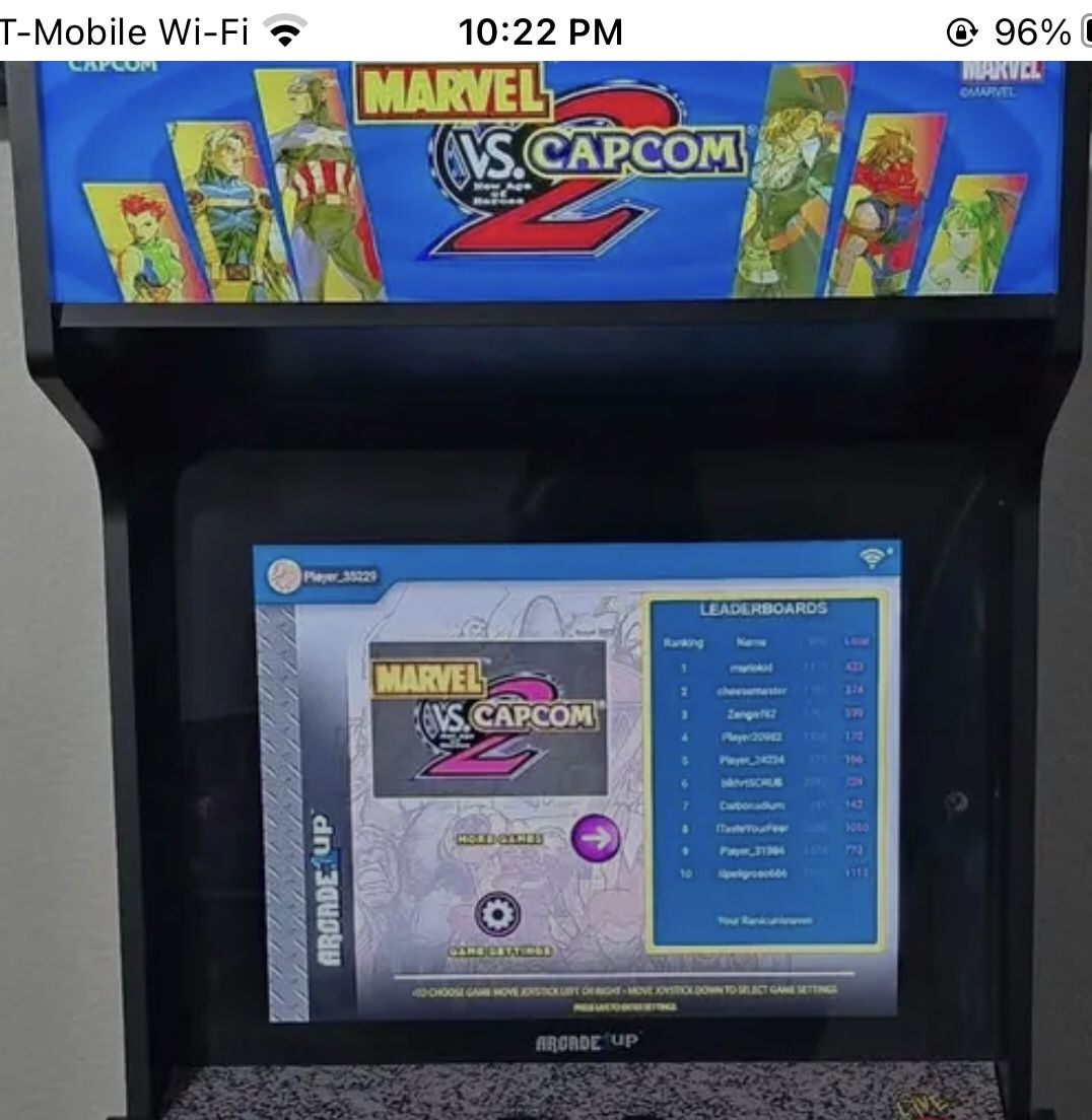 Arcade 1up Marvel Vs Capcom 2 Pcb