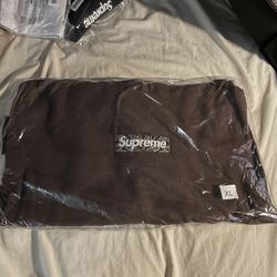 Supreme Brown Bandana Box Logo Hoodie