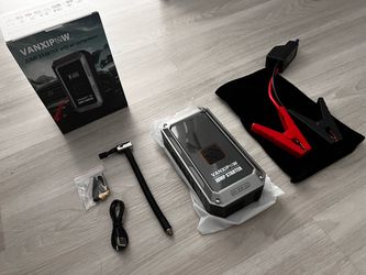 Brand New 4-in-1 Car Jump Starter + Air Compressor 6000A