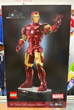 LEGO Marvel Iron Man Mark 3 Collectors Edition 76344 1297 Pieces New Sealed