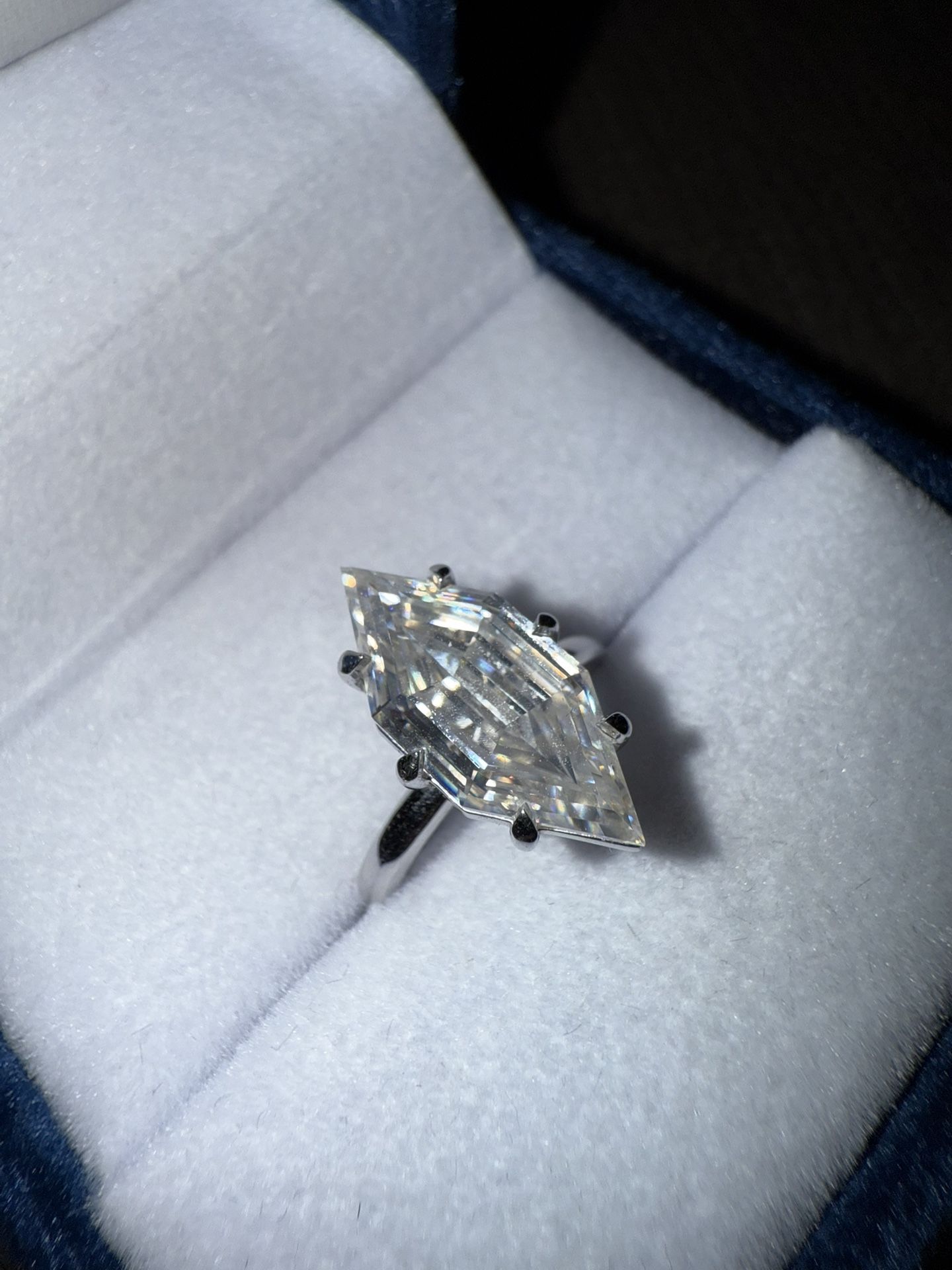 Moissanite Engagement Ring