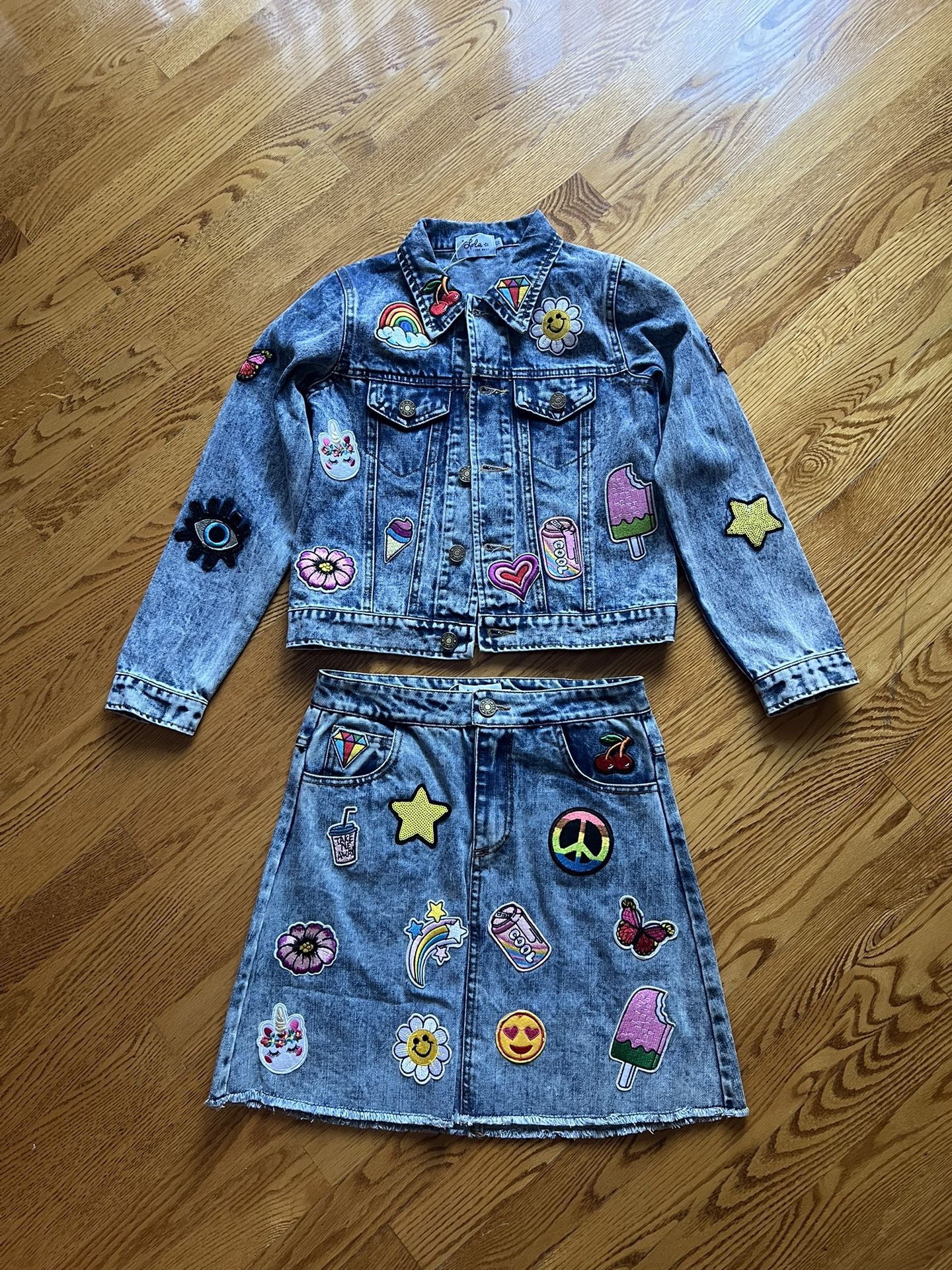 Girls Jacket And Skirt Size 12