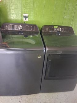 Washer and dryer electric general electric cañon size capacity plus tub whit warranty $600