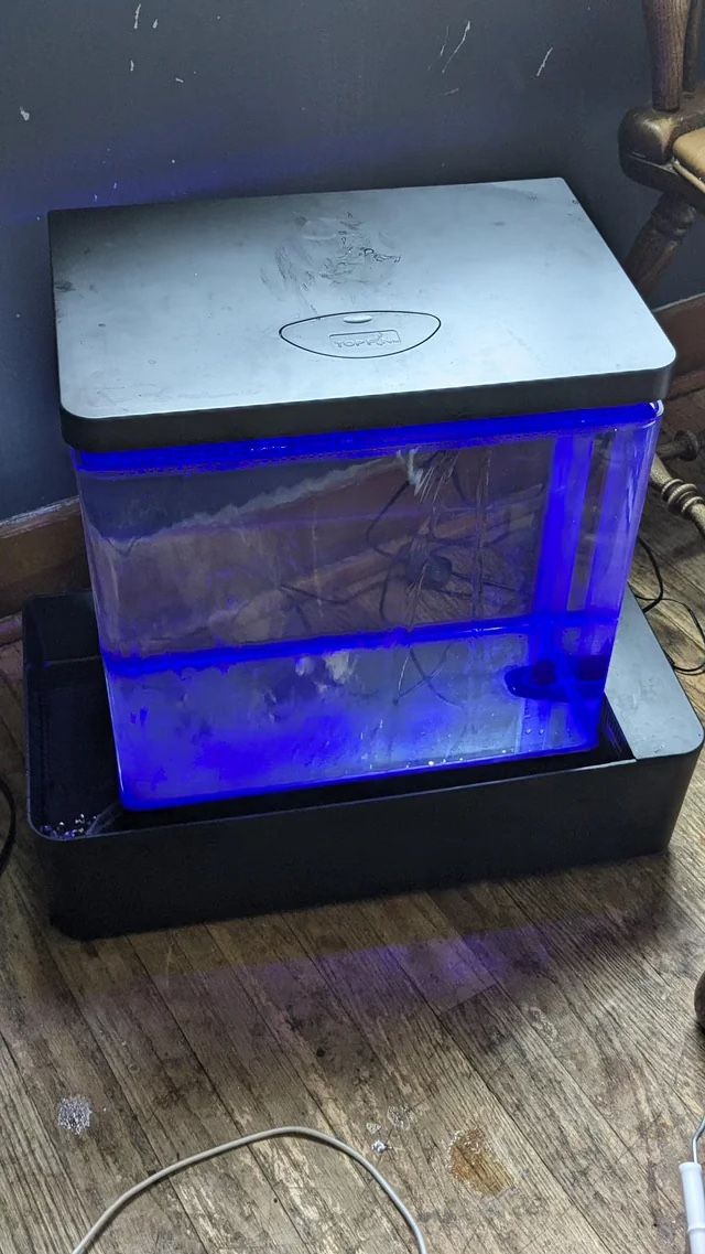 Topfin Infinity Edge Aquarium 10 Gallons