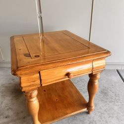 Solid Wood Side Table