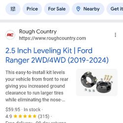 Level Kit Ford Ranger 2019-2024