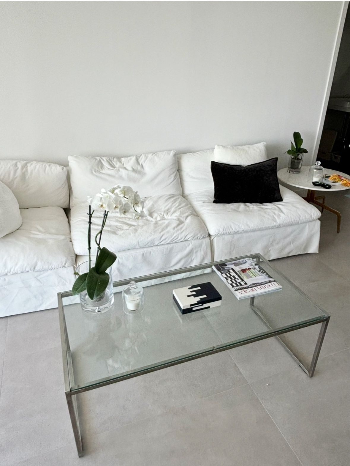 Crate & Barrel Dune Coffee Table - Thumbnail 4