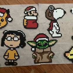 Perler Bead Keychain Or Magnets
