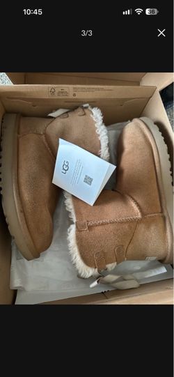 UGG Classic II Short Bow Boots Chestnut