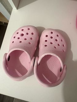 Pink Crocs