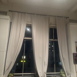 Loft windows extra Long Curtains