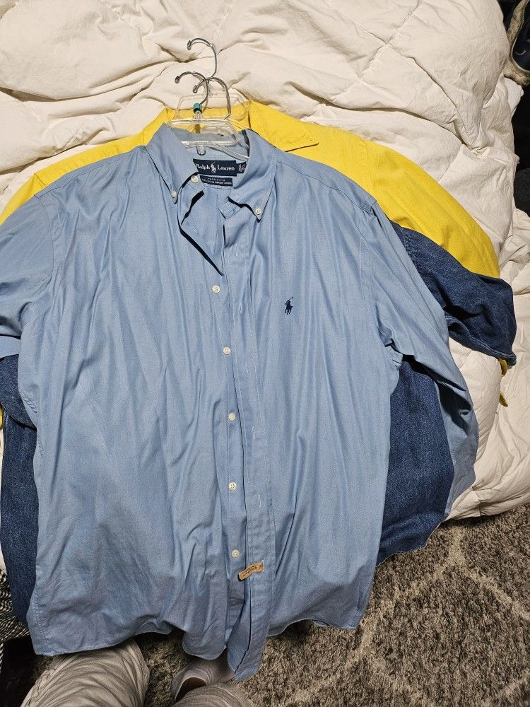 15 1/2 33 RALPH LAUREN DRESS SHIRT