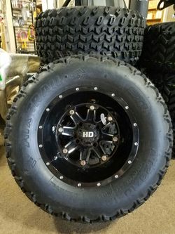 Golf Cart HD 12" Rims & ATX Trail Tires set of 4 $599