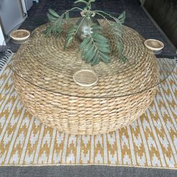 Rattan Coffee Table 