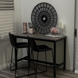 Couch, Ottoman, TV Stand, Table & 2 Chairs