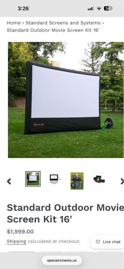 Open Air Cinema 16ft Inflatable Outdoor Movie Screen