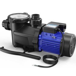 In/Above Ground Pool Pump, High Flow (Single Speed, 3HP, 9350 GPH, 220V)