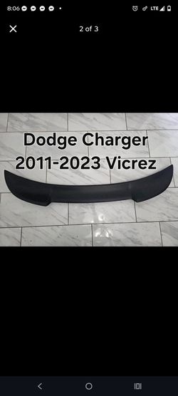 Vicrez Rear Spoiler for Dodge Charger 2011-2023