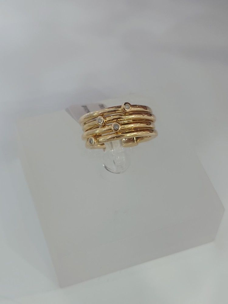 Four Band Diamond Ring 