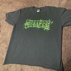 Vintage 90’s Creature Skateboard Shirt Size Large Adult 