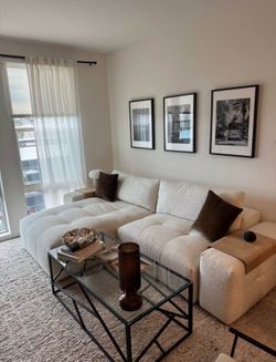 Oyster White 4 Piece Modular Couch