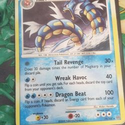 Pokemon TCG 2008 19/100 Rare Stormfront Gyarados Lv52 Holographic 