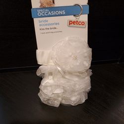 PETCO DOG ACCESSORIES WEDDING BRIDE S/M