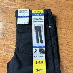 NWT 32 degrees kids sweatpants jeans size S 7/8