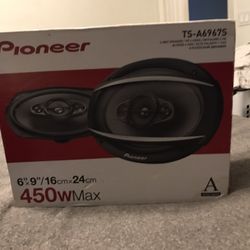 Pioneer 6x9 Bass Speakers Set NEW NECER OPENED 