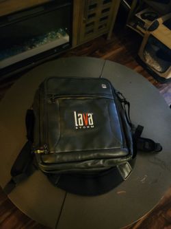 Leather backpack