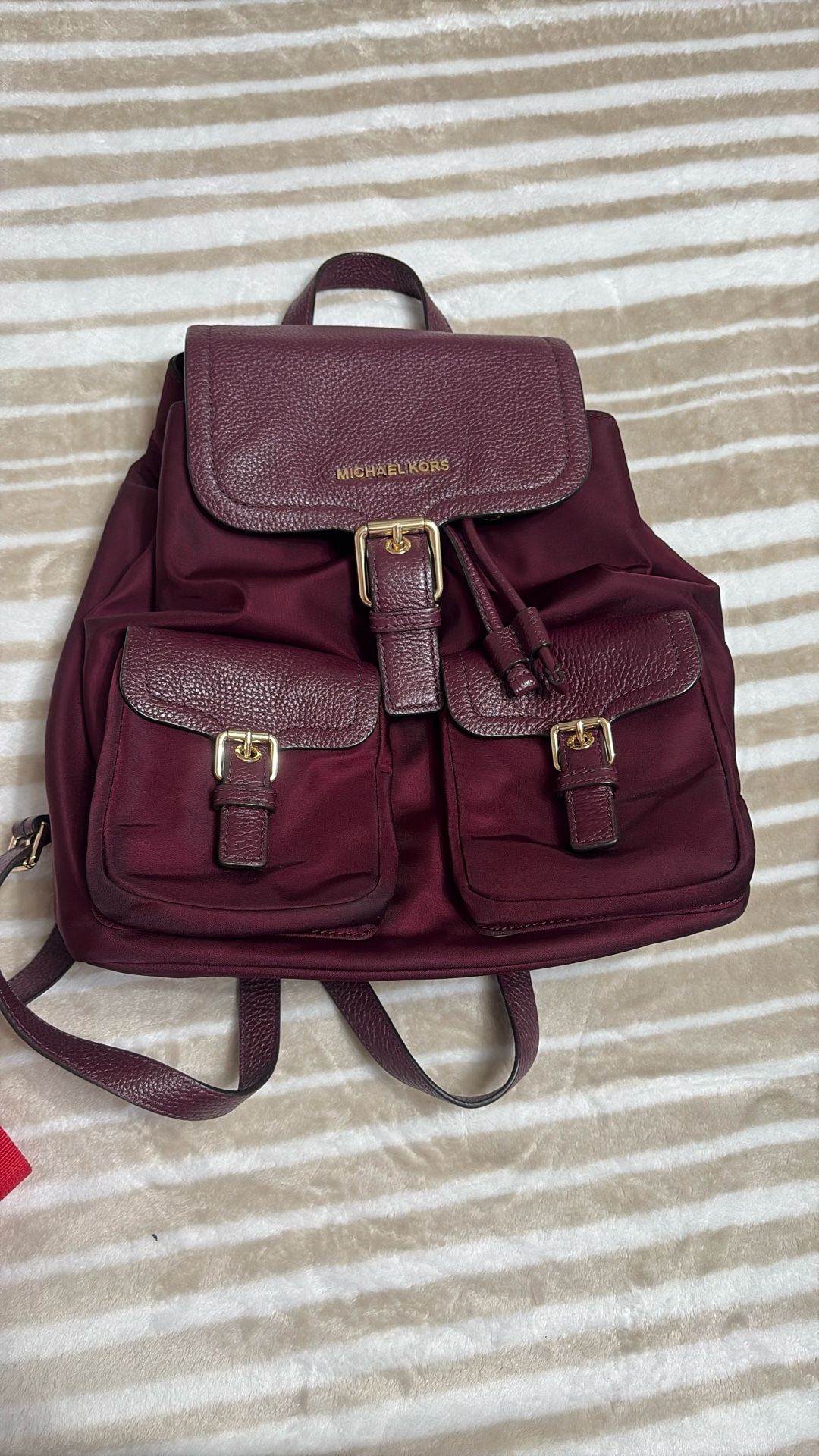 Burgundy Backpack 