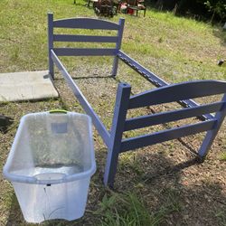 Wood Twin Size Bed frame