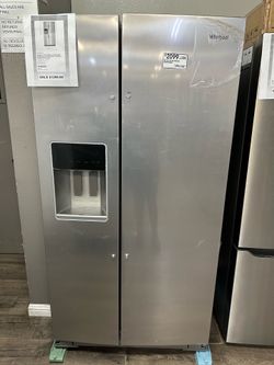 Whirpool Side By Side Refrigerator Take It Home In Payments Read Description