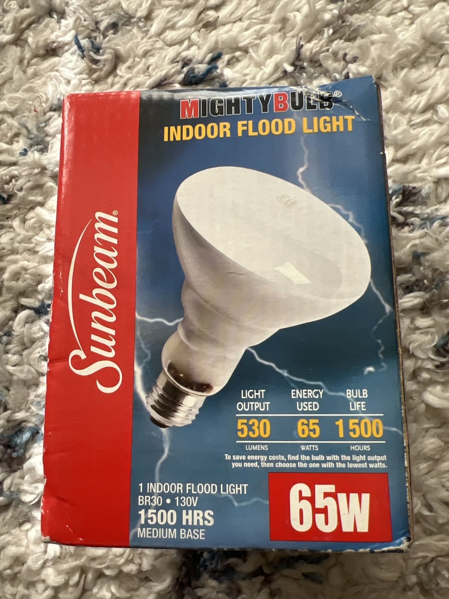 Various Light Bulbs And Flood Lights
