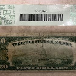 1928 Fifty Dollar Note