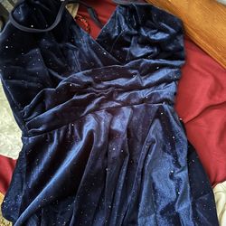 Blue glitter dress 