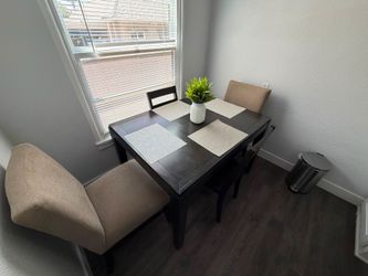 Dining table with 4 chairs