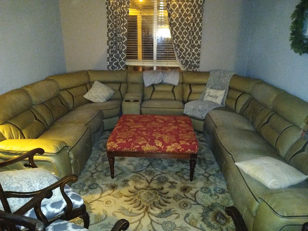 9 Piece Sectional Couch For Sale