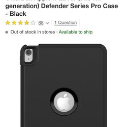 OtterBox Apple iPad Air (5th/4th generation) Defender Series Pro Case - Black